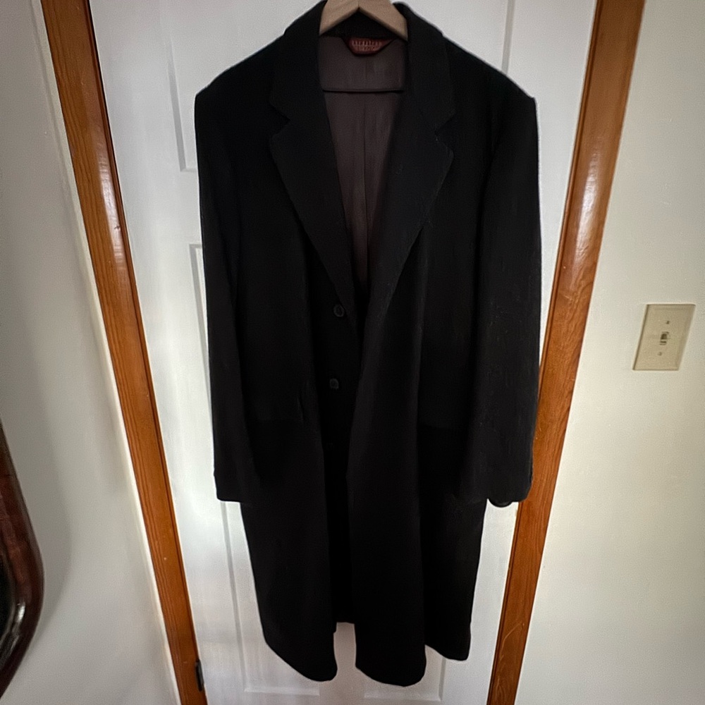 Vintage Herringbone B.W. Harris for Nordstrom Wool Coat
